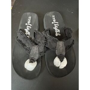 Gypsy Jazz Black Flip Flop in 7.5 NWOB